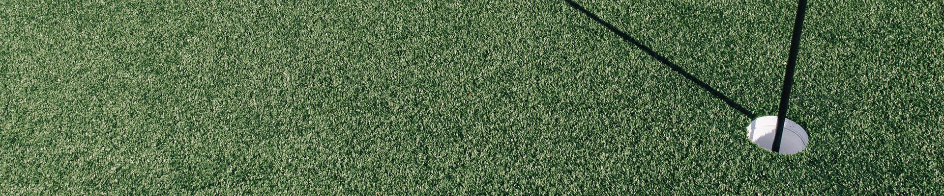Artificial grass golf courses