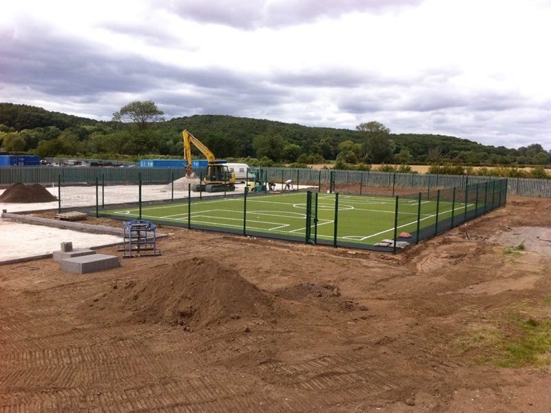 Artificial grass for tennis courts